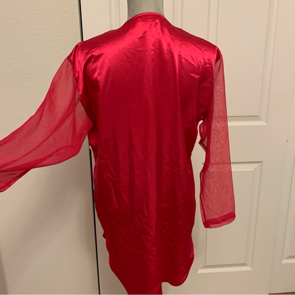 VICTORIA’S SECRET gold label size S vintage short gown original pearl buttons - Picture 6 of 13